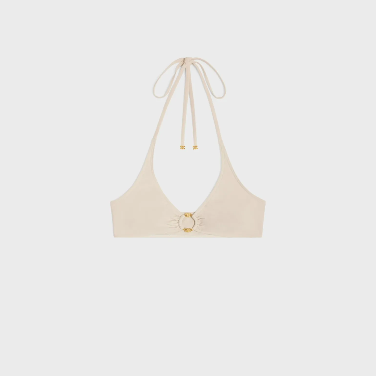 triomphe triangle top in matte jersey