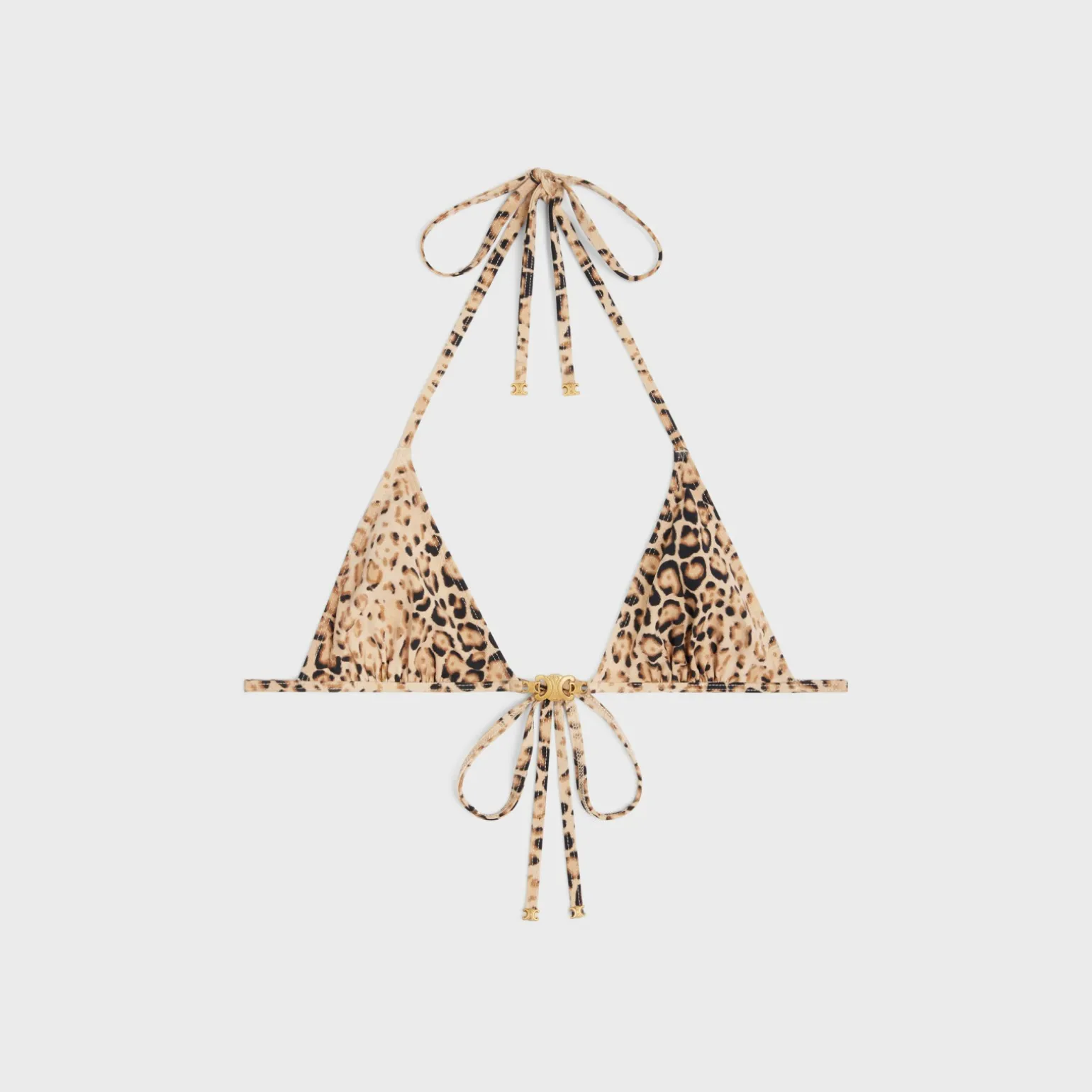 triomphe triangle top in matte jersey