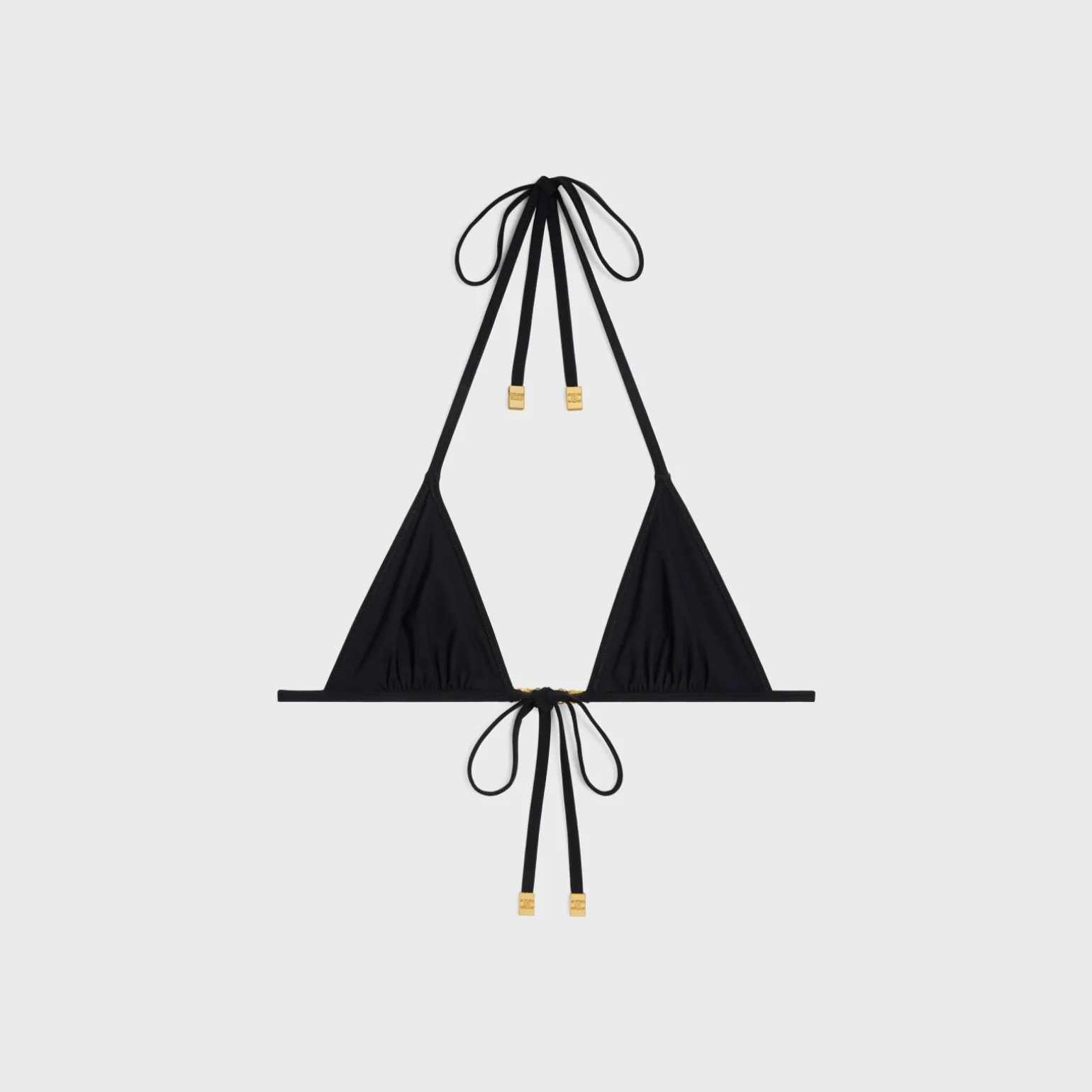 triomphe triangle top in matte jersey
