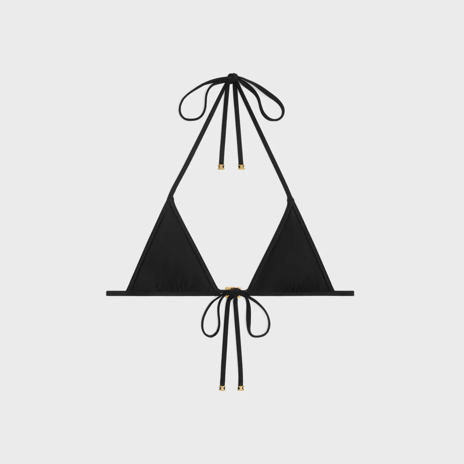 triomphe triangle top in matte jersey