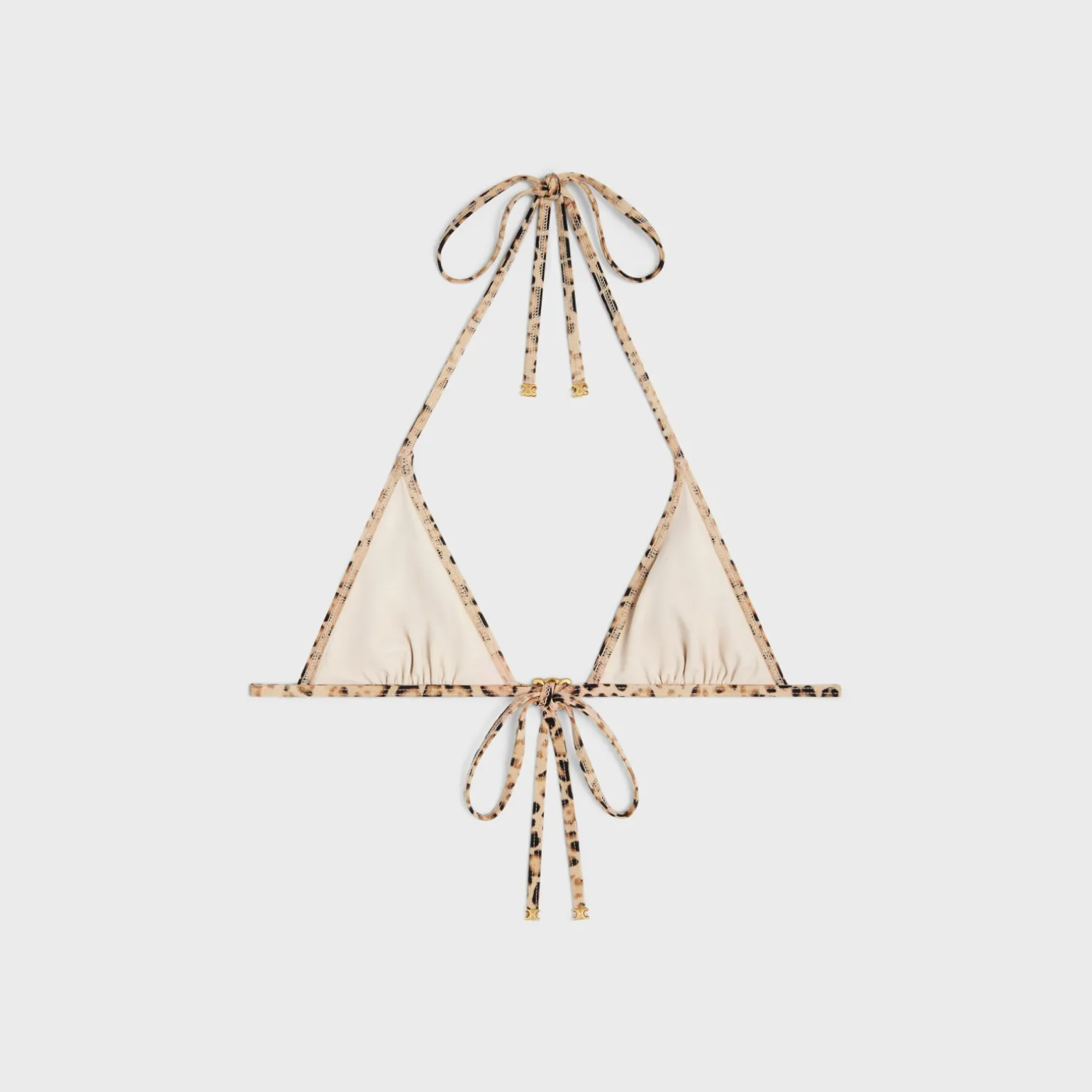 triomphe triangle top in matte jersey