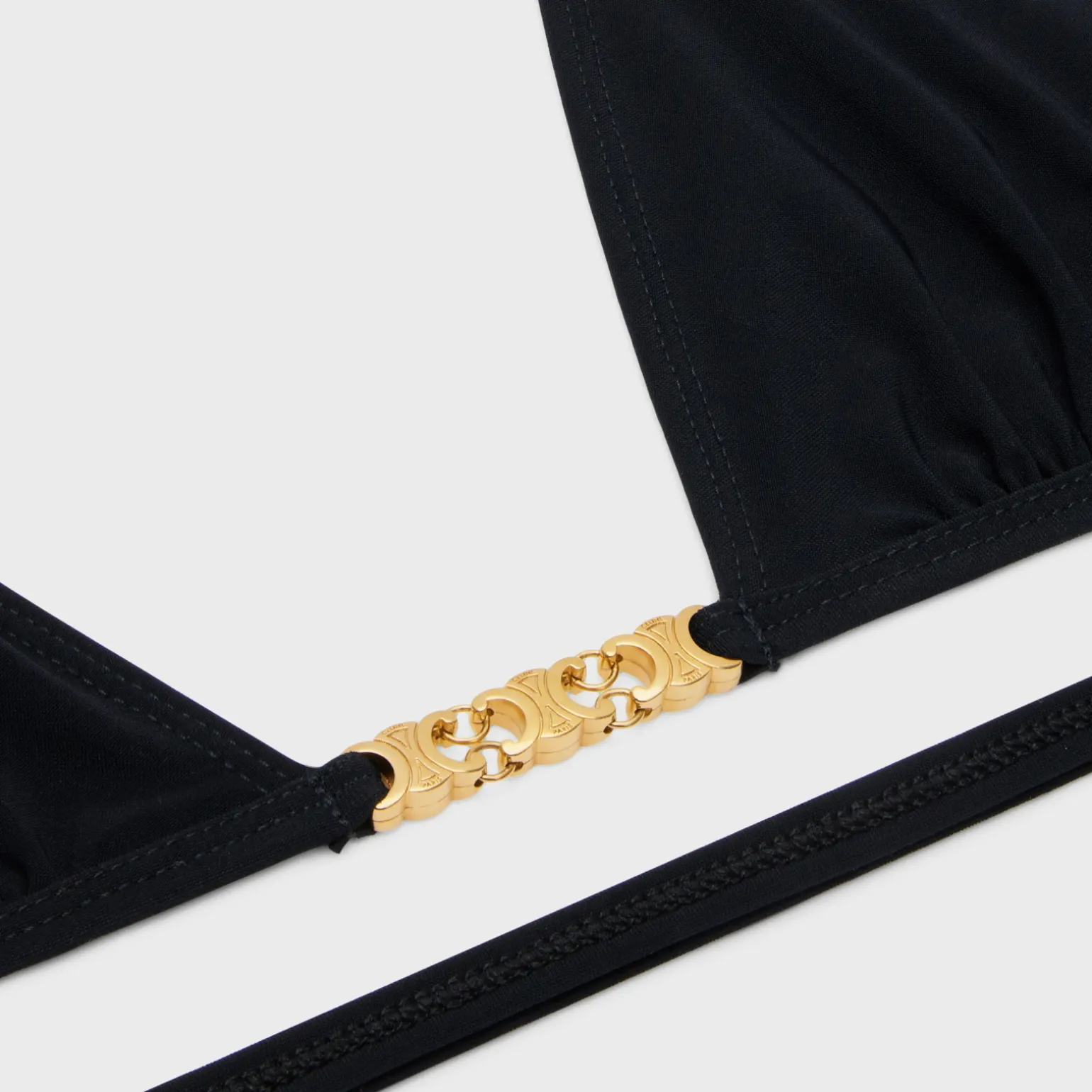 triomphe triangle top in matte jersey
