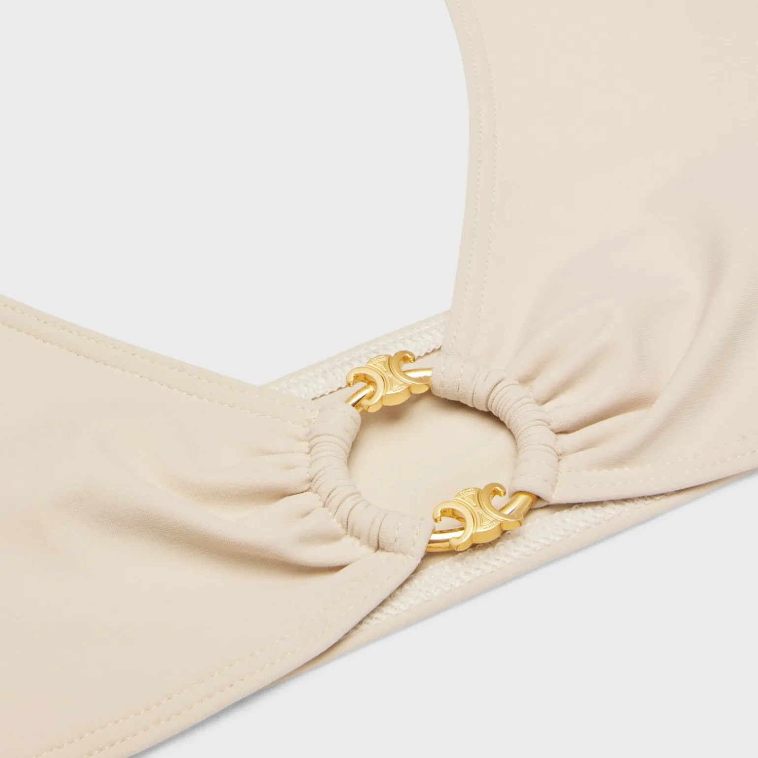 triomphe triangle top in matte jersey