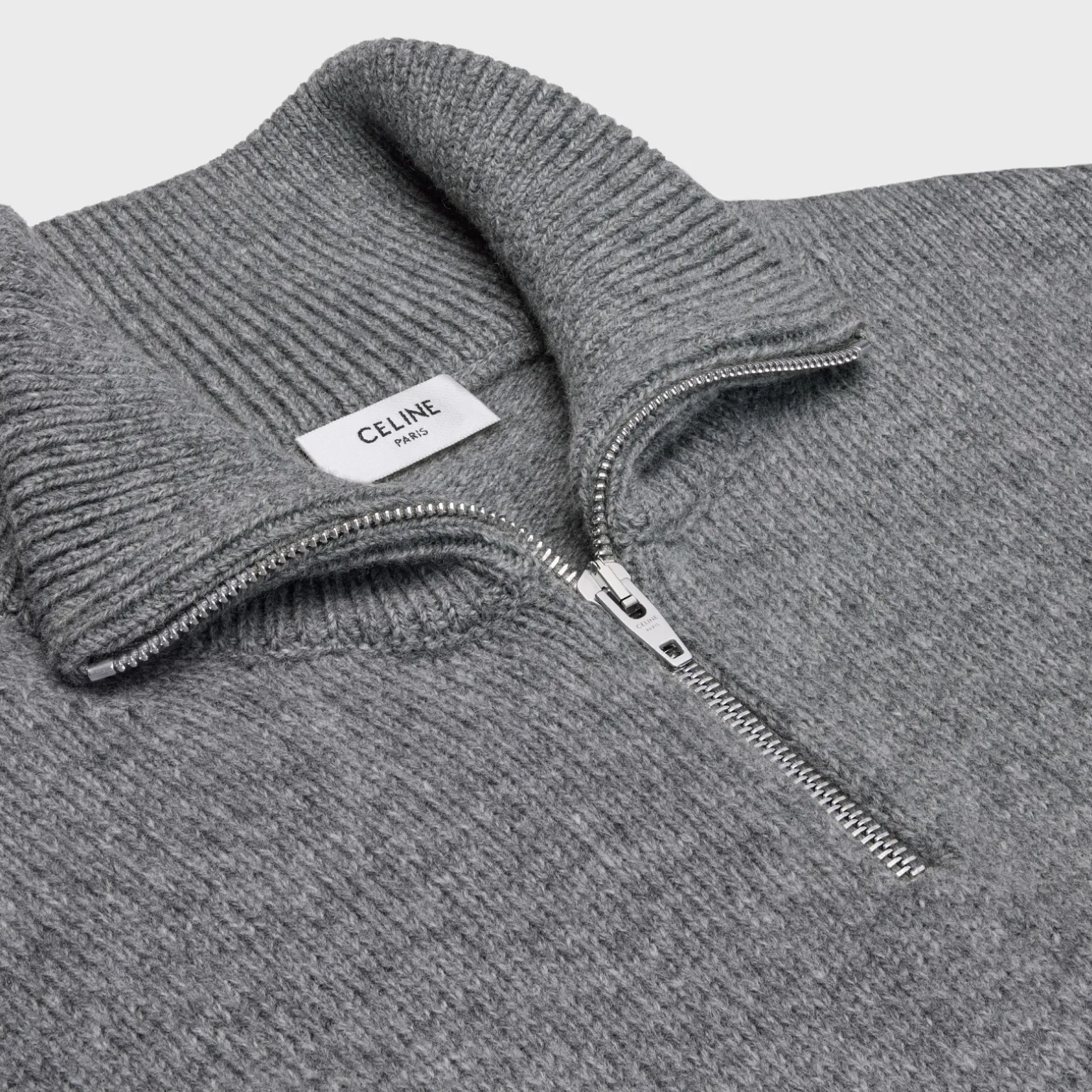 triomphe trucker sweater in wool and cashmere
