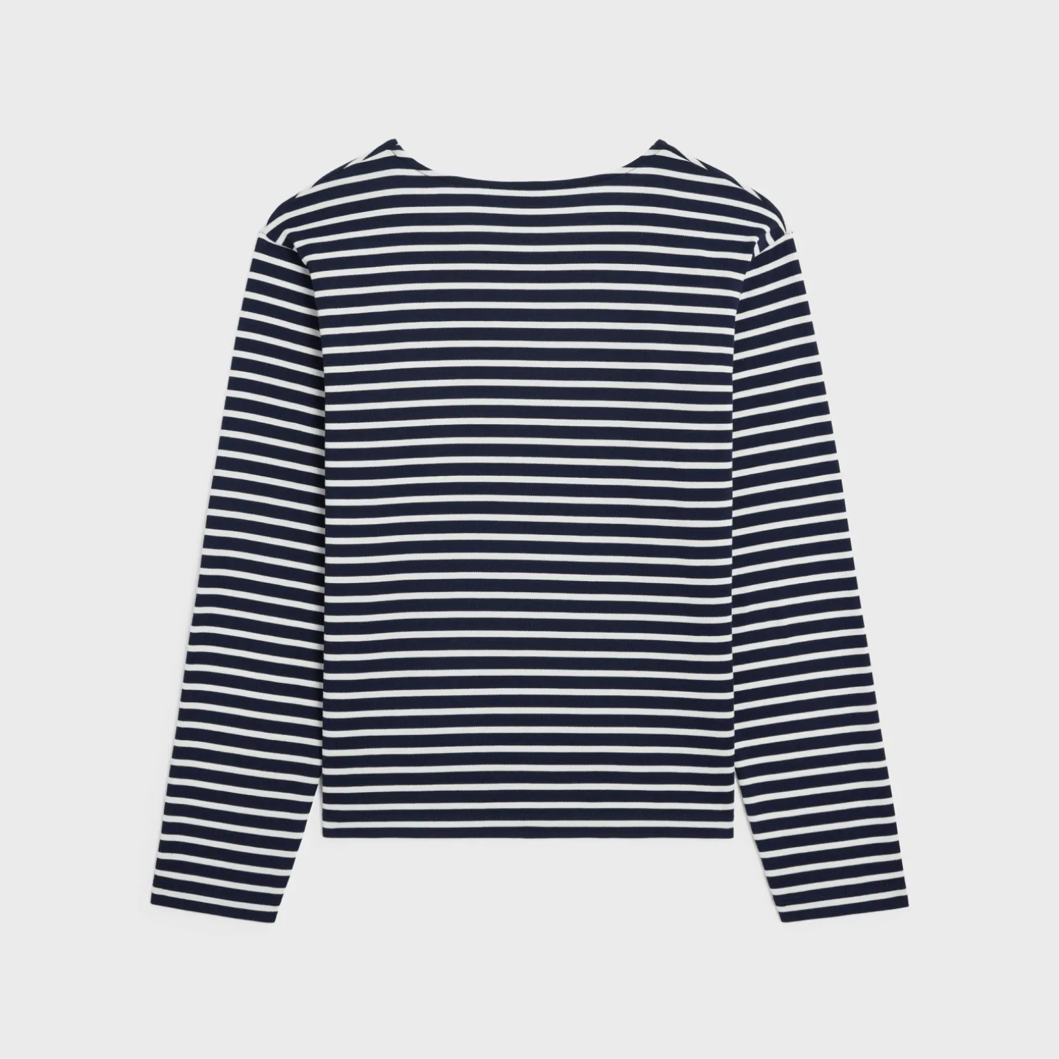 triomphe t-shirt in striped cotton jersey