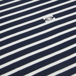 triomphe t-shirt in striped cotton jersey