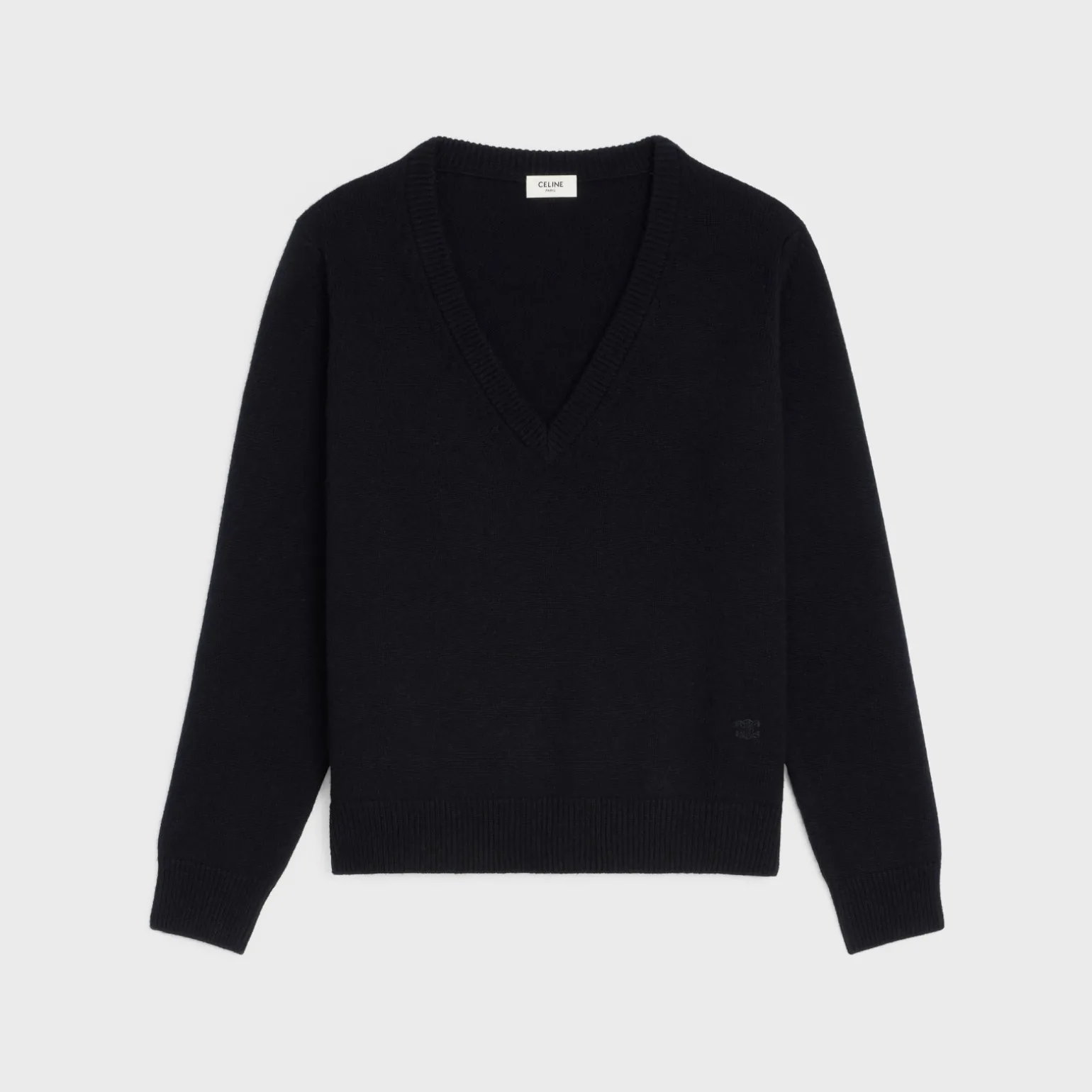 TRIOMPHE V-NECK SWEATER IN HERITAGE CASHMERE