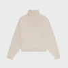 turtleneck sweater in seamless cashmere
