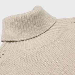 turtleneck sweater in seamless cashmere