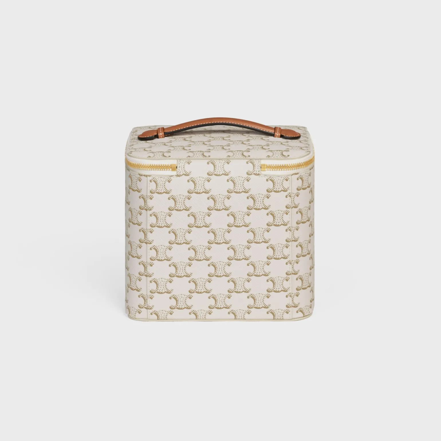 Vanity Case in Triomphe Canvas and Calfskin