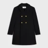 Victorine coat in in double faced cashmere