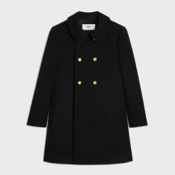 Victorine coat in in double faced cashmere