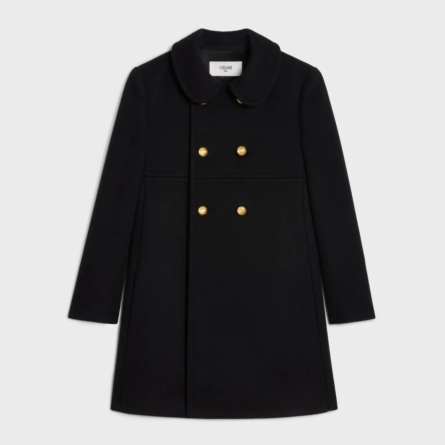 Victorine coat in in double faced cashmere