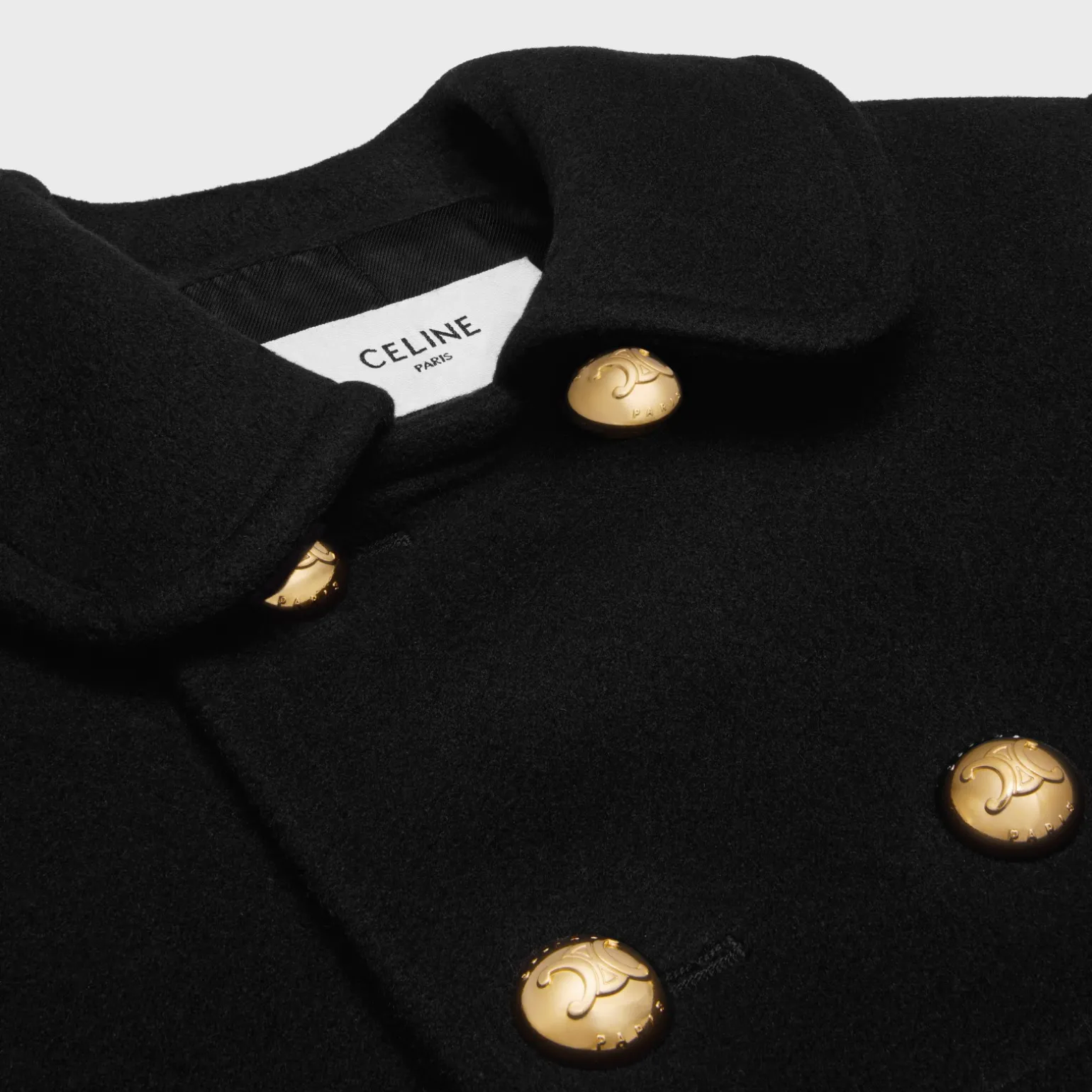Victorine coat in in double faced cashmere