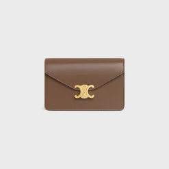 WALLET ON CHAIN MARGO in Shiny calfskin