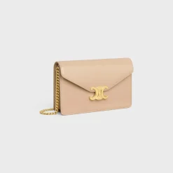 WALLET ON CHAIN MARGO in PATENT CALFSKIN