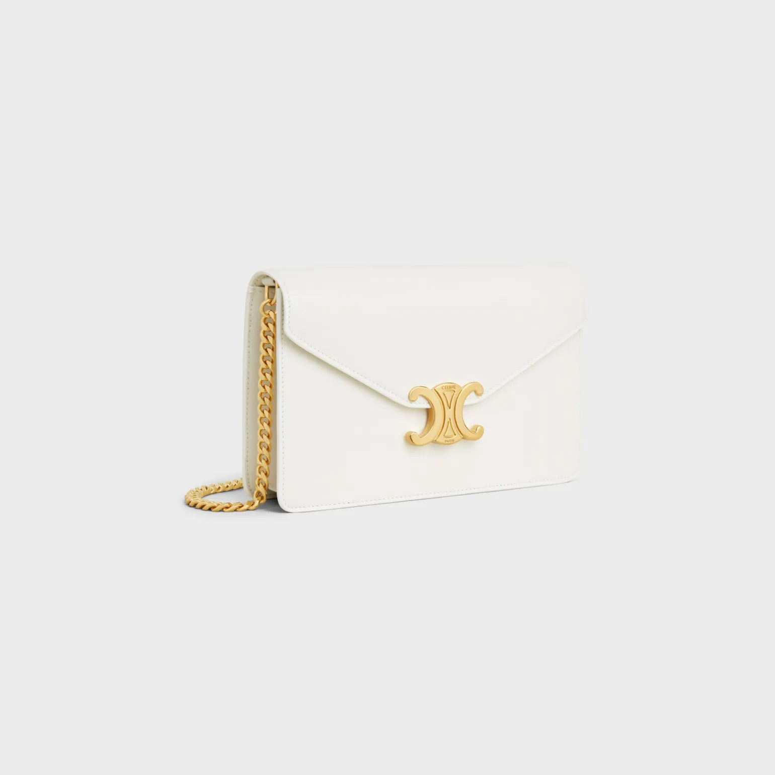 WALLET ON CHAIN MARGO in Shiny calfskin