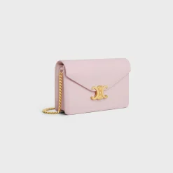 WALLET ON CHAIN MARGO in Shiny calfskin
