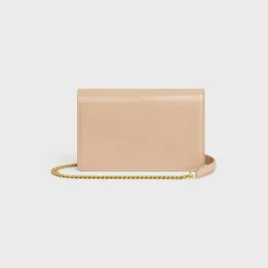 WALLET ON CHAIN MARGO in PATENT CALFSKIN