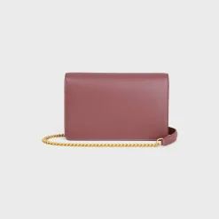 WALLET ON CHAIN MARGO in Shiny calfskin