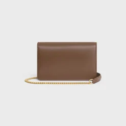WALLET ON CHAIN MARGO in Shiny calfskin