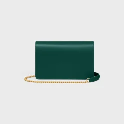 WALLET ON CHAIN MARGO in Shiny calfskin