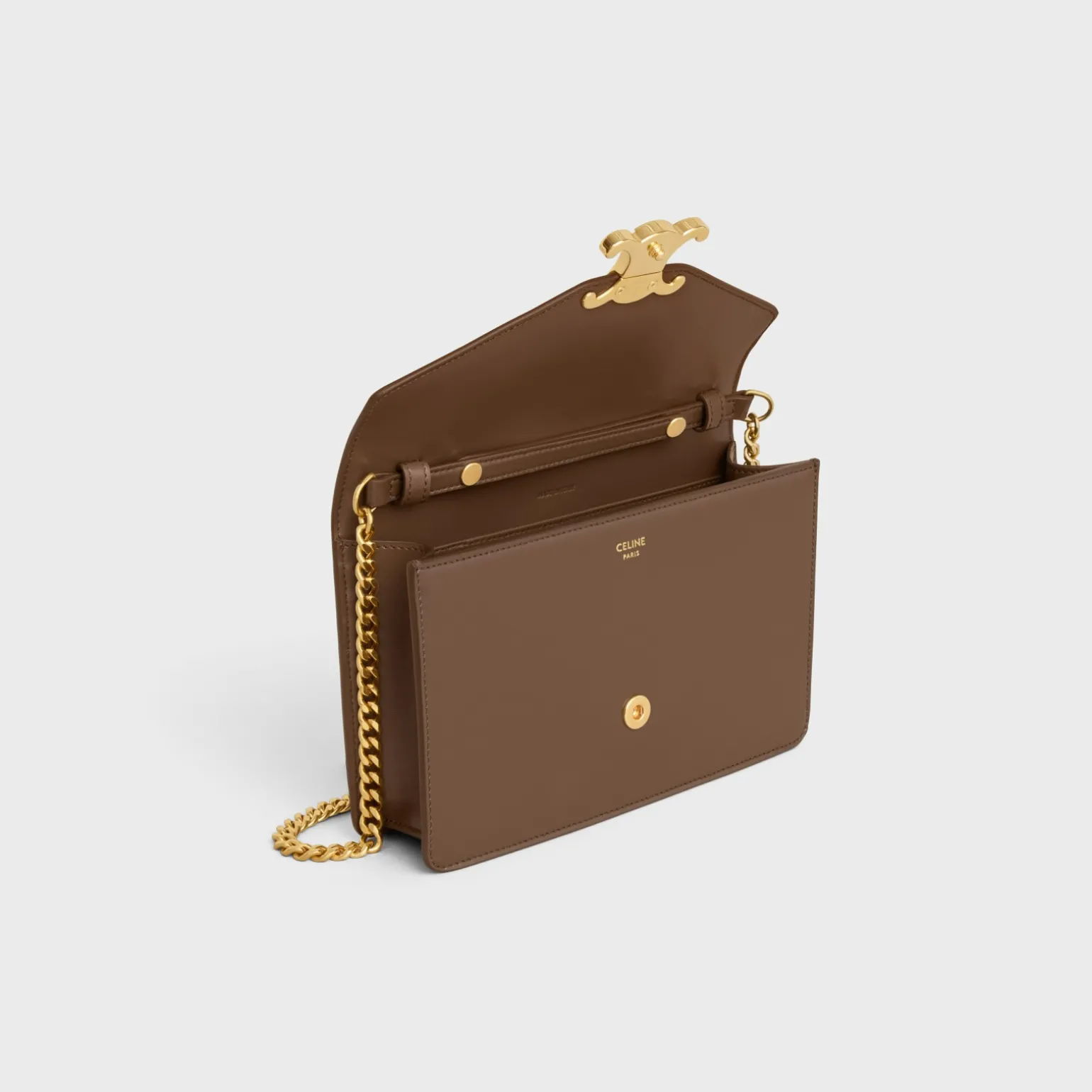 WALLET ON CHAIN MARGO in Shiny calfskin