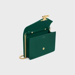WALLET ON CHAIN MARGO in Shiny calfskin