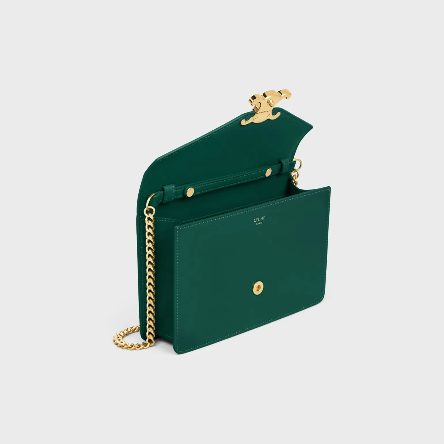 WALLET ON CHAIN MARGO in Shiny calfskin