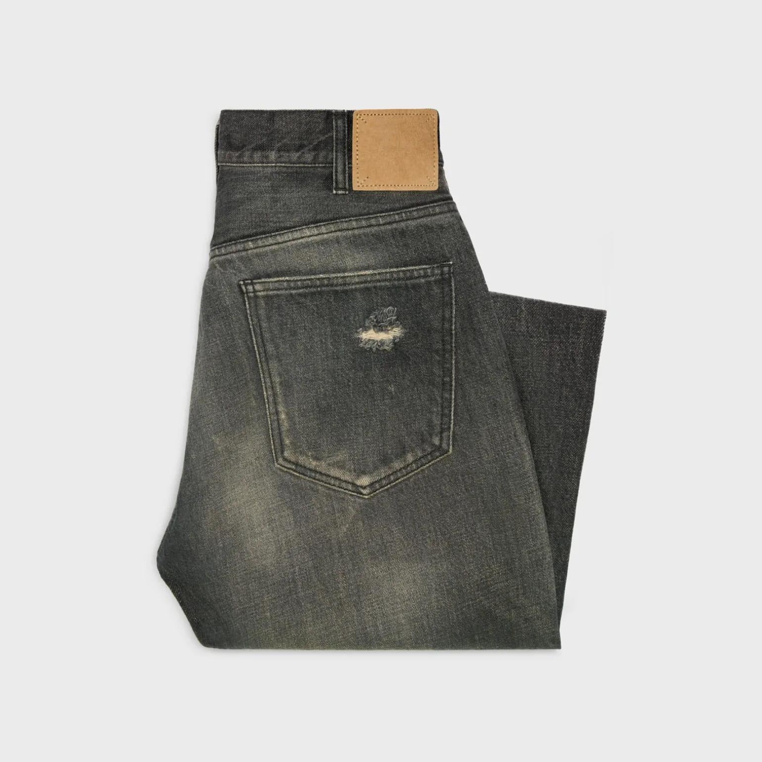 wesley jeans in black paradiso wash denim
