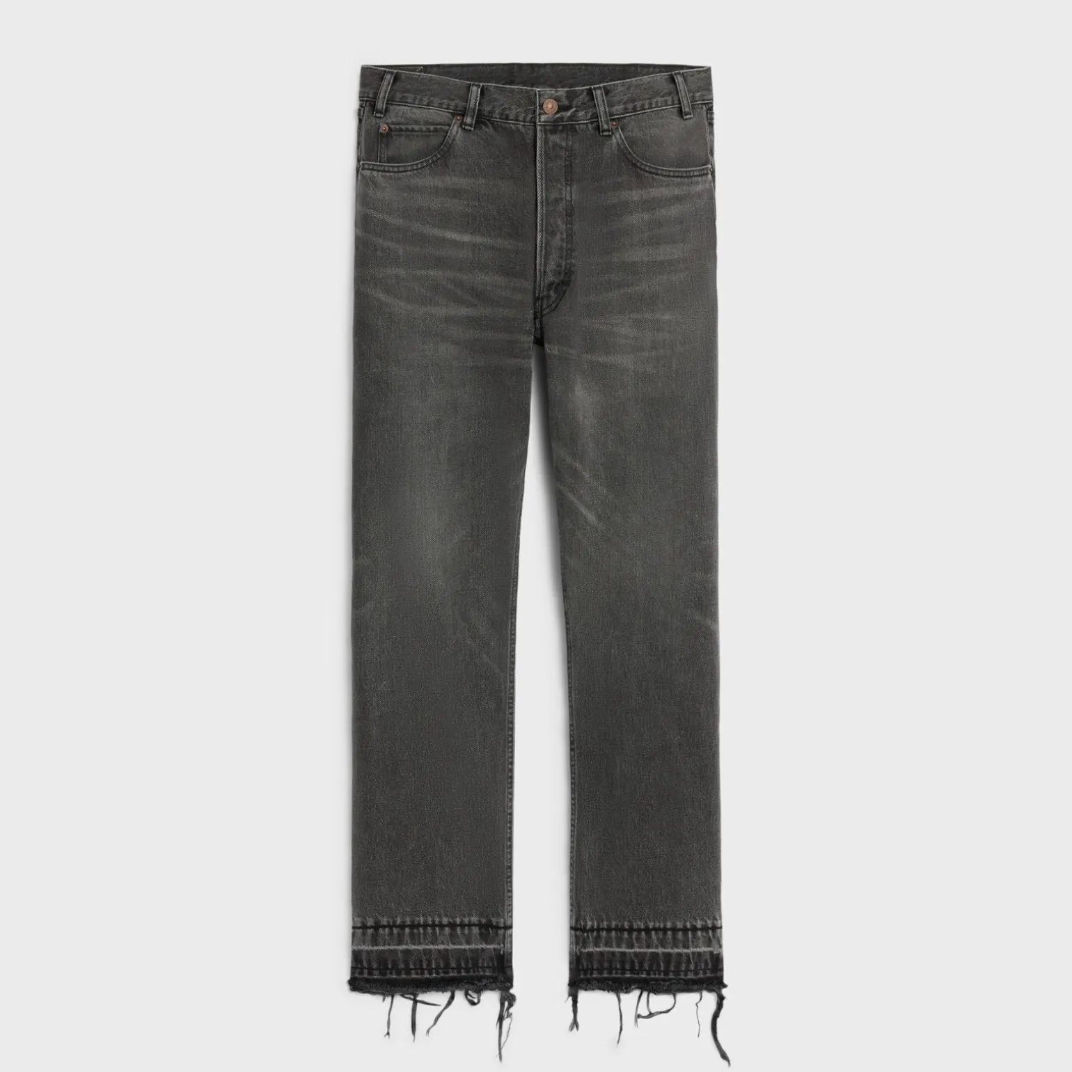 wesley jeans in vintage black wash denim